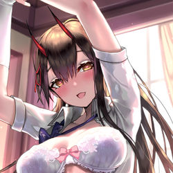 This is a pixiv picture whose title is 鈴谷ちゃんに壁ドンされるやつ.