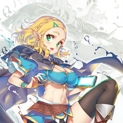 This is a pixiv picture whose title is ゼルダ姫.