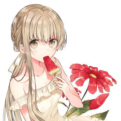 This is a pixiv picture whose title is 夏.