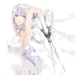 This is a pixiv picture whose title is なんにも.