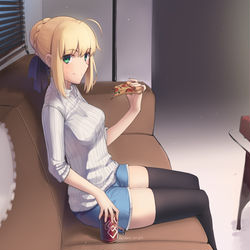 This is a pixiv picture whose title is アルトリアまとめ.