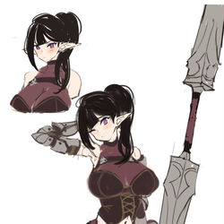 This is a pixiv picture whose title is New OC.