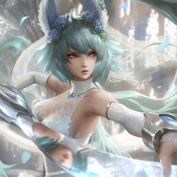 This is a pixiv picture whose title is Nyx.
