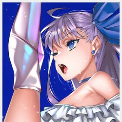 This is a pixiv picture whose title is その夏露は硝子のように🐧.