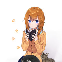 This is a pixiv picture whose title is 🐈.