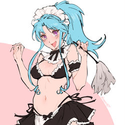 This is a pixiv picture whose title is Maid Botan.