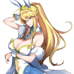 This is a pixiv picture whose title is バニ上.