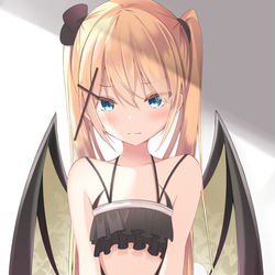 This is a pixiv picture whose title is あくま　つかまえました.