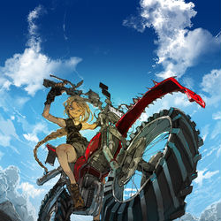 This is a pixiv picture whose title is 夏空はでかい.