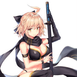 This is a pixiv picture whose title is 沖田.