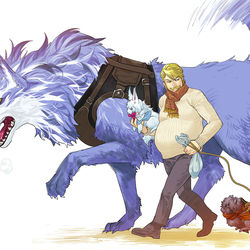 This is a pixiv picture whose title is お散歩ゴッフ.