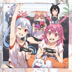 This is a pixiv picture whose title is ゲーム仲間.
