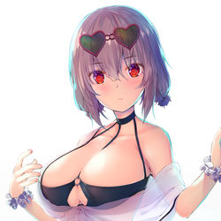 This is a pixiv picture whose title is 水着のシリアス.