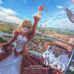 This is a pixiv picture whose title is NEROFEST.