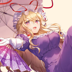 This is a pixiv picture whose title is 八雲紫.