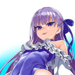 This is a pixiv picture whose title is 水着メルト.