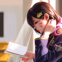 This is a pixiv picture whose title is Dva.