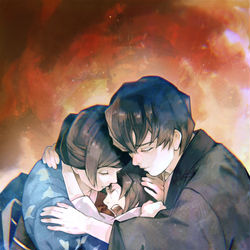 This is a pixiv picture whose title is 累.
