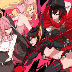 This is a pixiv picture whose title is Pink and Red.