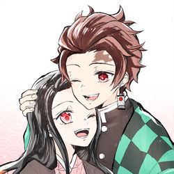 This is a pixiv picture whose title is 絆.