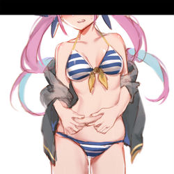 This is a pixiv picture whose title is one-hour practice.
