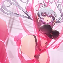 This is a pixiv picture whose title is XV変身バンクの落下中クリスちゃん.