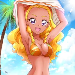This is a pixiv picture whose title is えれなさん水着♪.