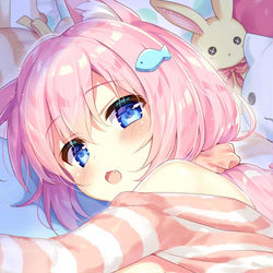 This is a pixiv picture whose title is 【お仕事告知】ねぼすけあかねちゃん.