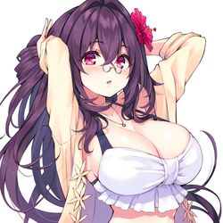 This is a pixiv picture whose title is 水着玉希お姉さん.