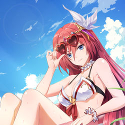 This is a pixiv picture whose title is ブローディアちゃん.