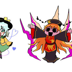 This is a pixiv picture whose title is 東方　つめ　３.