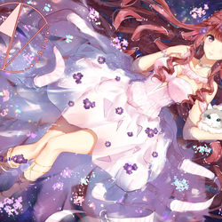 This is a pixiv picture whose title is 紫.