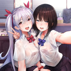 This is a pixiv picture whose title is 「これインスタ載せたらヤバイかな？？？？」.