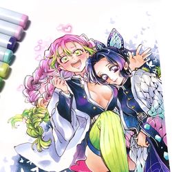 This is a pixiv picture whose title is 恋と蟲.