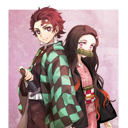This is a pixiv picture whose title is 兄妹.