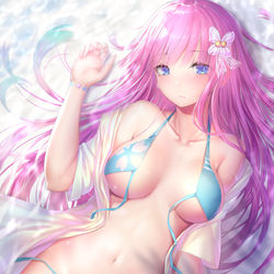 This is a pixiv picture whose title is みずぎ～.