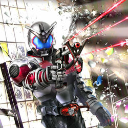This is a pixiv picture whose title is 仮面ライダーカブト　マスクドフォーム.