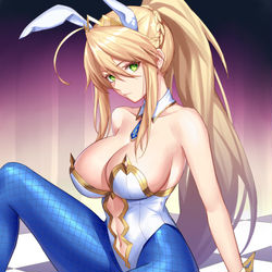 This is a pixiv picture whose title is バニ上.