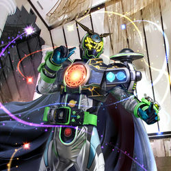 This is a pixiv picture whose title is 仮面ライダーウォズ　ギンガファイナリー.