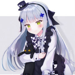 This is a pixiv picture whose title is HK416ちゃん.