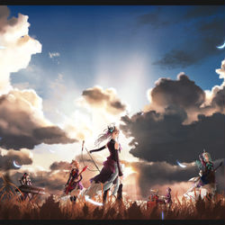 This is a pixiv picture whose title is Passionate Anthem.