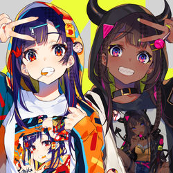 This is a pixiv picture whose title is 4-GOODS GIRL.