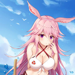 This is a pixiv picture whose title is 八重樱～.