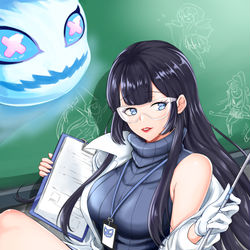 This is a pixiv picture whose title is 煙煙羅-返校‧理性.