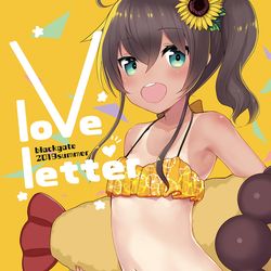 This is a pixiv picture whose title is loVe letter *.