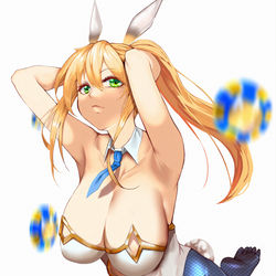 This is a pixiv picture whose title is バニー乳上II.