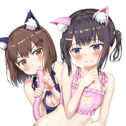 This is a pixiv picture whose title is にゃん.