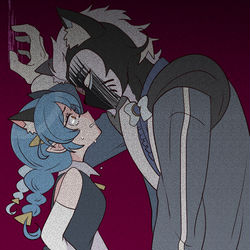 This is a pixiv picture whose title is 答えろ.