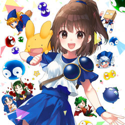 This is a pixiv picture whose title is ぷよぷよ.
