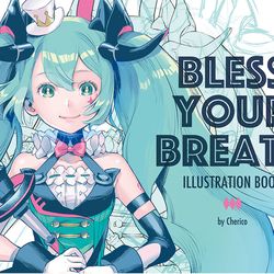 This is a pixiv picture whose title is マジミライラスト本.